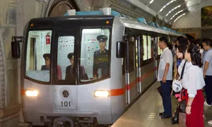 Loạt tác phẩm nhiếp ảnh về ga metro ở Triều Tiên