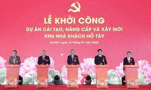 Khởi công dự án Nhà khách Hồ Tây Khởi công dự án Nhà khách Hồ Tây