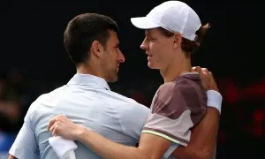 Djokovic được xem như động lực để Sinner 'cày cuốc' Djokovic được xem như động lực để Sinner 'cày cuốc'